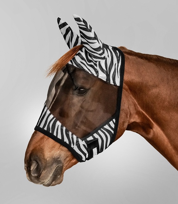 MASCHERA ANTIMOSCHE "ZEBRA" Maschera da paddock 